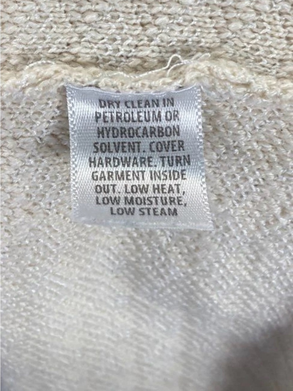 St. John Cream Knit High Neck Wine Gray Black Geo Diamond Band Sz S - Picture 5 of 5